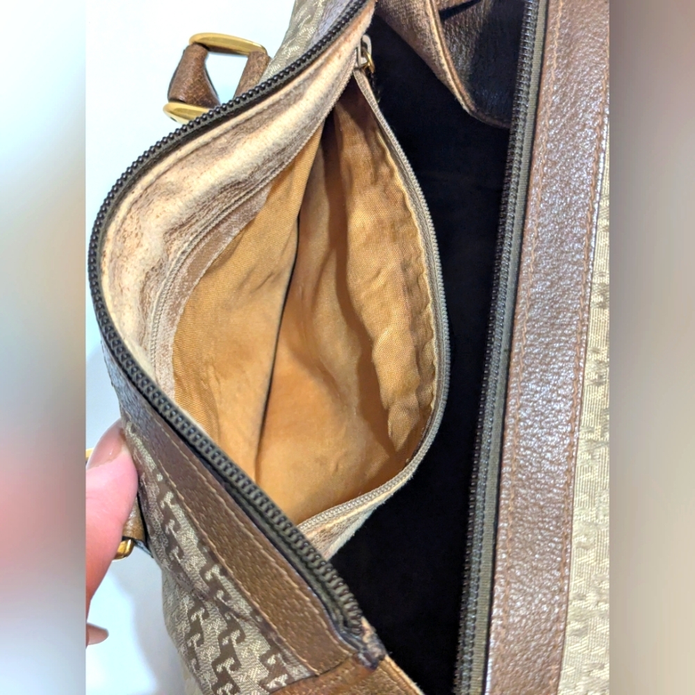 Gucci Brown and Tan Satchel - Authentic and Vintage - Picture 8 of 12